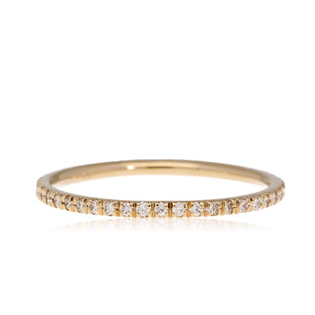 「テネル フルエタニティ」リング ー イエローゴールド